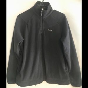 Reebok Half Zip Sweater Black Size Large